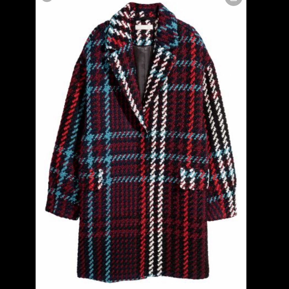 H&M Jacquard Weave Coat